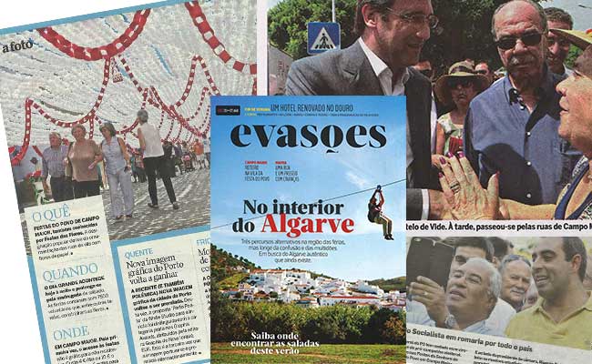 Festas do Povo 2015, Campo Maior e as Flores de Papel nos Media